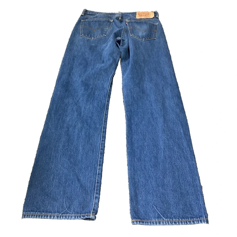 Levi's 501 XX Jeans Mens W34 L34 Actual 34x29 Button Fly Straight Leg Vintage